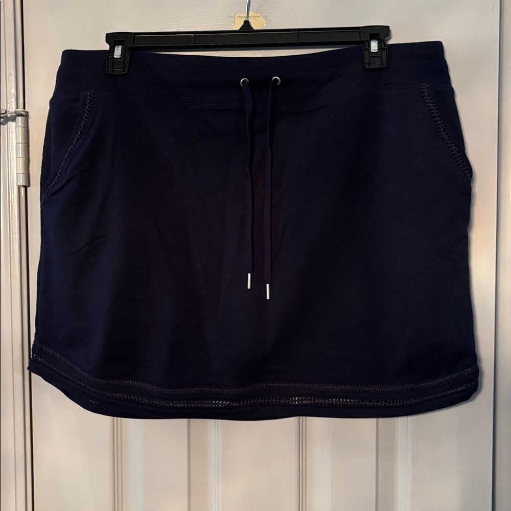 Style & Co Navy Blue Women's Skirt with built in shorts lining
